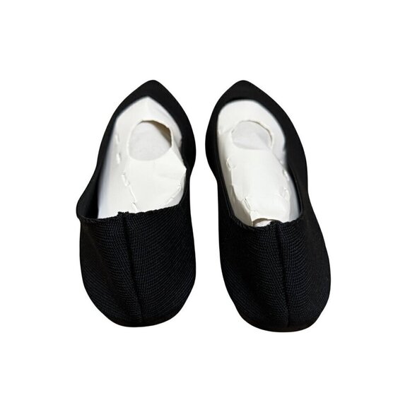 Mia Womens Black Textured Pointed Toe Flats Size 6 - Picture 5 of 6